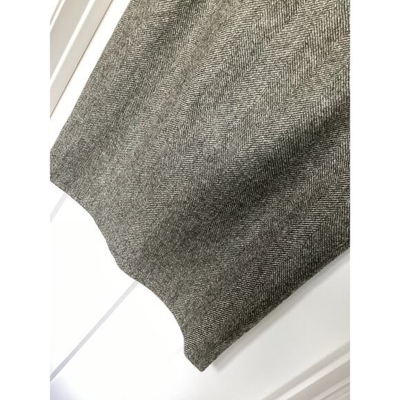 Boden Women's 100% Wool British Tweed Straight & Pencil Skirt Green Size 14R - Picture 4 of 11